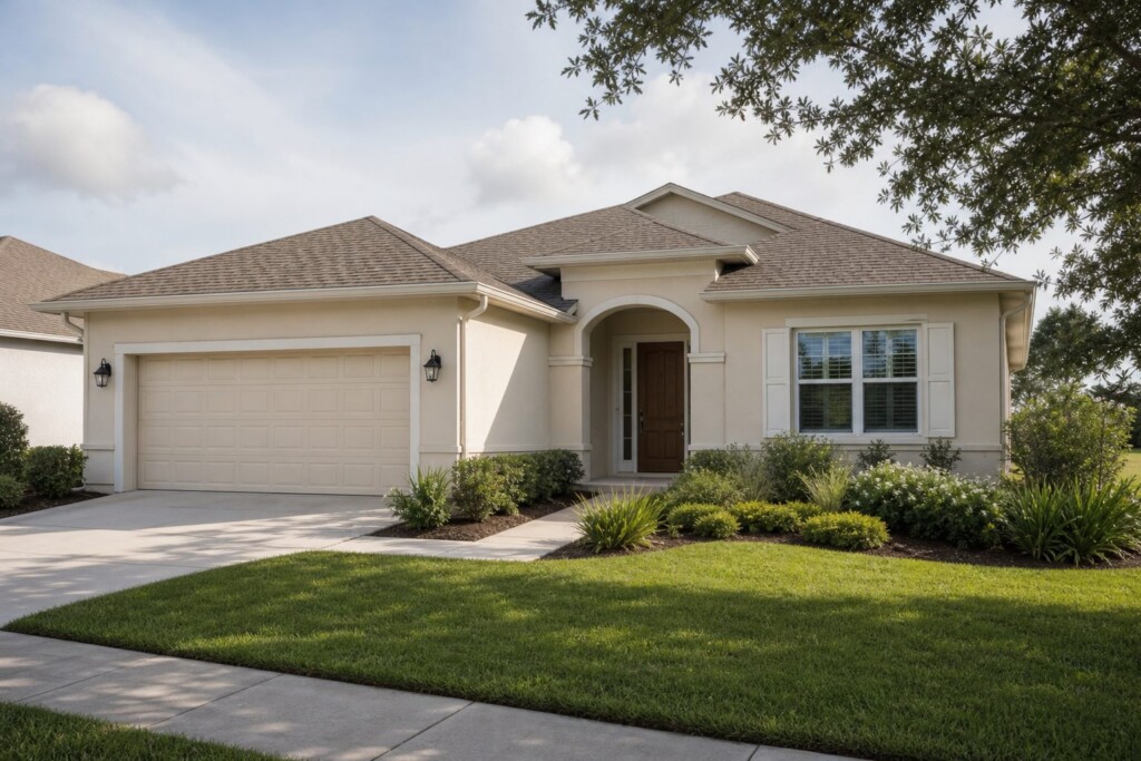 Brandon neighborhood with well-kept homes and quiet residential streets, an established residential neighborhood